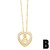 occidental style geometry love pendant necklace woman temperament clavicle chainnkr