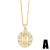  occidental style diamond pendant necklace samll sweater chainnkr
