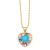 occidental style high brief all-Purpose clavicle chain woman ins fashion temperament rainbow love necklacenkr