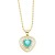 occidental style high brief all-Purpose clavicle chain woman ins fashion temperament rainbow love necklacenkr