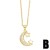 Moon star necklace womanins samll high clavicle chainnkr