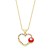 occidental style wind creative embed color zircon hollow love eyes necklace woman personality fashion chainnkr