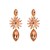 occidental style fashion exaggerating Alloy embed colorful diamond geometry earrings woman fully-jewelled temper