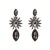 occidental style fashion exaggerating Alloy embed colorful diamond geometry earrings woman fully-jewelled temper