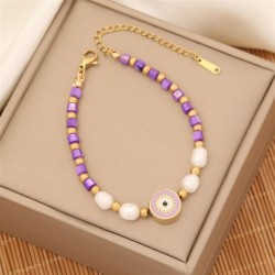 original   personality enamel eyes bracelet  fashion Shells bracelet  temperam..