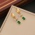   square stainless steel necklace  brief snake chain  temperament clavicle chain
