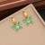 original  fashion Pearl necklace  personality enamel butterfly pendant  temperament stainless steel