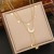   star Moon clavicle chain  temperament multilayer chain  fashion stainless steel