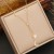   star Moon clavicle chain  temperament multilayer chain  fashion stainless steel
