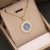   personality eyes pendant  bronze embed zircon necklace  fashion