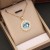   personality eyes pendant  bronze embed zircon necklace  fashion