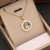   personality eyes pendant  bronze embed zircon necklace  fashion