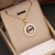   personality eyes pendant  bronze embed zircon necklace  fashion
