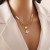 occidental style  fashion butterfly necklace  personality Pearl  temperament stainless steel clavicle chain