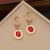 occidental style  zircon Pearl necklace  Double layer stainless steel clavicle chain I