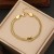  personality stainless steel eyes necklace  fashion chain  set