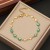   personality enamel eyes bracelet  fashion love  stainless steel