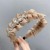  leaf fully-jewelled Headband brilliant leaves crystal Headband temperament high-end elasticity Headband woman