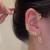  flowers butterfly super leaf tassel diamond