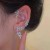  flowers butterfly super leaf tassel diamond