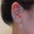  flowers butterfly super leaf tassel diamond