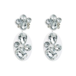 occidental style exaggerating Acrylic earrings womanins trend Rhinestone earri..