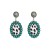 occidental style creative exaggerating leather earrings print turquoise Earring Bohemia fashion trend earring