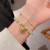 Double layer new medium retro bracelet personality high temperament samll samll