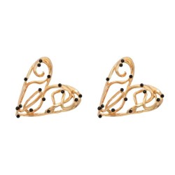 earrings occidental style earrings heart-shaped Alloy Earring woman fashion pa..