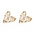 earrings occidental style earrings heart-shaped Alloy Earring woman fashion pattern butterfly ear stud