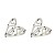 earrings occidental style earrings heart-shaped Alloy Earring woman fashion pattern butterfly ear stud