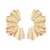 spring Alloy flowers earrings exaggerating occidental style Earring woman trend elegant Metal flowers ear stud