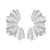 spring Alloy flowers earrings exaggerating occidental style Earring woman trend elegant Metal flowers ear stud