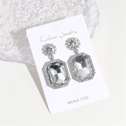  Rhinestone earring exaggerating brilliant fashion ear stud leisure all-Purpos..