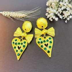  earrings woman medium fashion personality bow love earring creative samll ear..