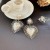occidental style exaggerating trend personality Acrylic love earrings woman  original fashion Earring