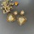 occidental style exaggerating trend personality Acrylic love earrings woman  original fashion Earring