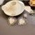 occidental style exaggerating trend personality Acrylic love earrings woman  original fashion Earring