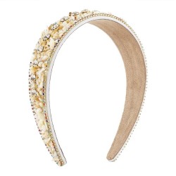 F occidental style retro personality color gravel diamond Headband  width cand..
