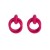  occidental style earrings Alloy circle brief geometry fashion ear stud woman