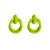  occidental style earrings Alloy circle brief geometry fashion ear stud woman
