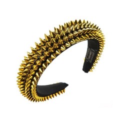  Headband occidental style Rivet Headband surface Headband woman head fashion