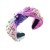  Headband occidental style velvet candy colors Cloth width diamond Pearl