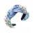  Headband occidental style velvet candy colors Cloth width diamond Pearl