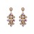 occidental style fashion earrings woman Bohemia color Alloy diamond drop exaggerating long style