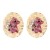geometry Oval diamond ear studza earringsins wind fashion atmospheric elegant trend Street Snap