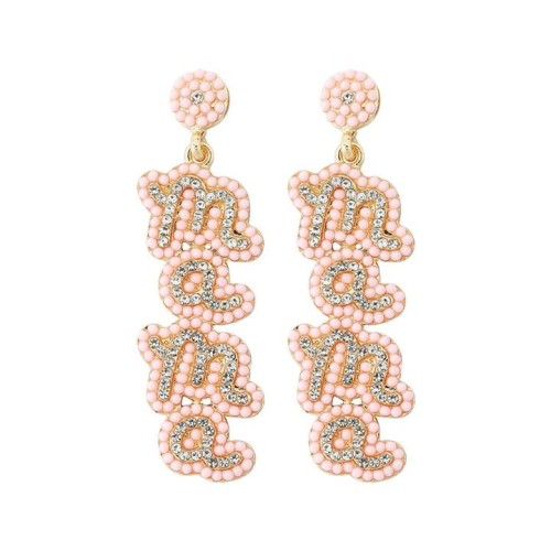 occidental style fashion brief Bohemian style diamond Wordmama personality exaggerating long style earring