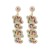 occidental style fashion brief Bohemian style diamond Wordmama personality exaggerating long style earring