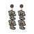 occidental style fashion brief Bohemian style diamond Wordmama personality exaggerating long style earring