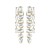 occidental style super fashion Alloy diamond fully-jewelled geometry tassel luxurious high Earring woman
